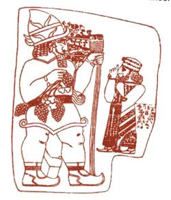 Фрагмент ассирийского барельефа
