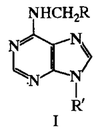 Общая формула цитокининов - производных 6-аминопурина (аденина)